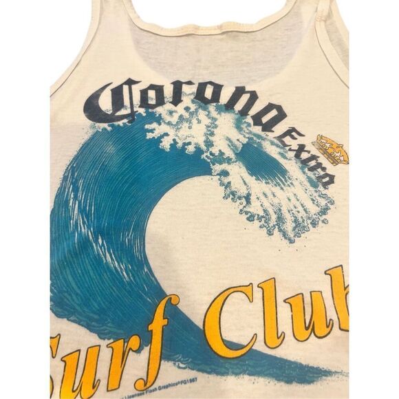 80s VTG Tank top single stitch made in USA - Picture 7 of 8